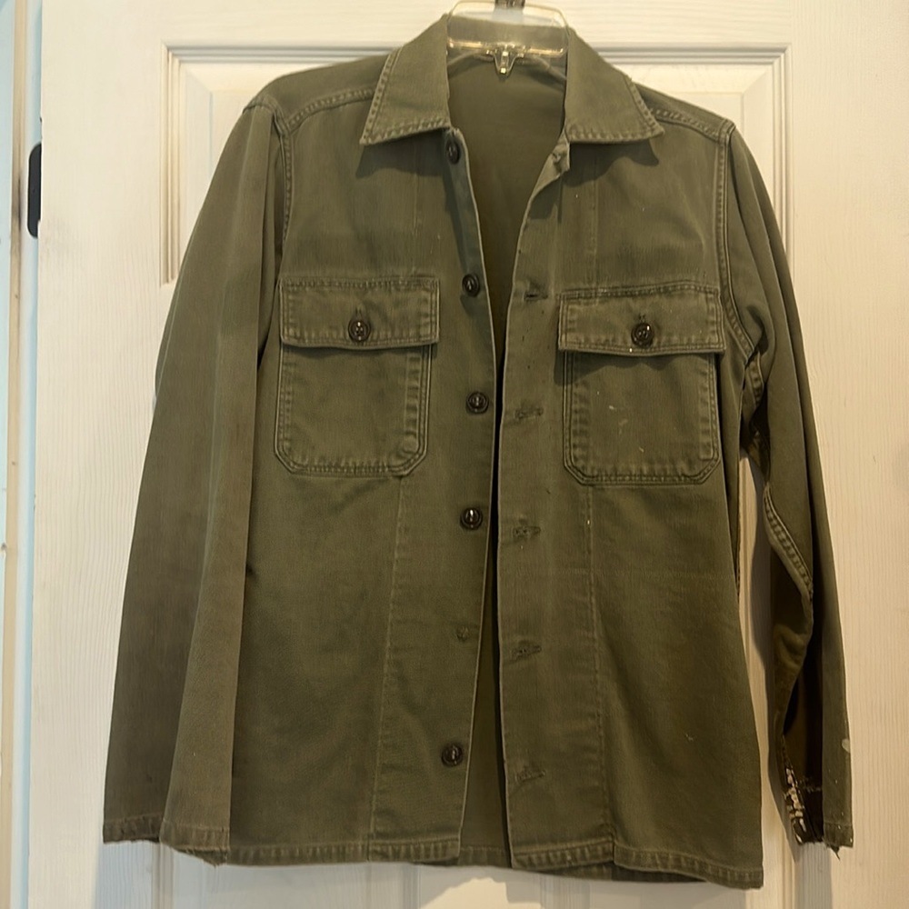 Vintage Army Green Jacket